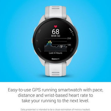 Garmin Forerunner 165 Music Smartwatch - Mist Grey & Whitestone | 010-02863-31