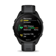Garmin Forerunner 165 Smart Watch - Black and Slate Grey | 010-02863-20