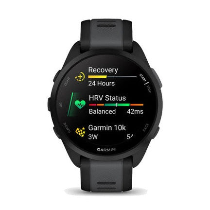 Garmin Forerunner 165 Smart Watch - Black and Slate Grey | 010-02863-20