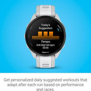 Garmin Forerunner 165 Smartwatch - Mist Grey and Whitestone | 010-02863-21