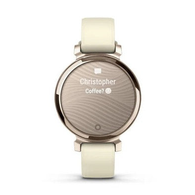 Garmin Lily 2 - Cream Gold w/ Coconut Silicone Band | 010-02839-00