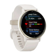 Garmin Vivoactive 5 Smartwatch - Cream Gold | 010-02862-11
