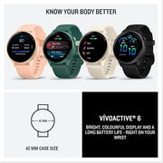 Garmin vivoactive 6 Smartwatch - Pink Dawn | 010-02985-03