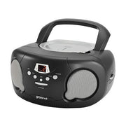 Groov-e GVPS733/BK Original Boombox Portable CD Player with Radio - Black
