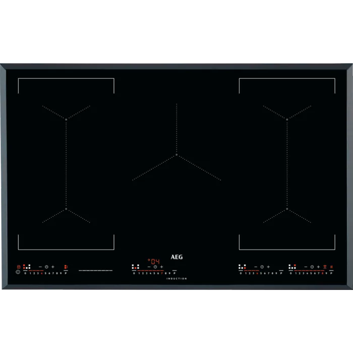 AEG 6000 Series 80cm MultiBridge Induction Hob Black | IKE85651FB