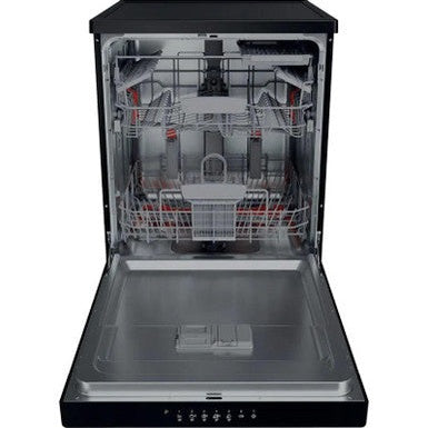 Hotpoint 60cm 14 Place Black Freestanding Dishwasher | HFC3C26WCBUK
