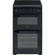 Hotpoint 50cm Twin Cavity Cooker | HD5V92KCB/UK