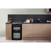 Hotpoint 50cm Twin Cavity Cooker | HD5V92KCB/UK