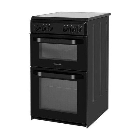 Hotpoint 50cm Twin Cavity Cooker | HD5V92KCB/UK