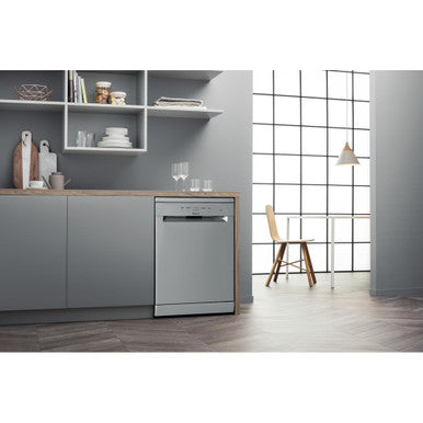 Hotpoint 60cm 14 Place Freestanding Dishwasher - Stainless Steel | H2F HL626 X UK