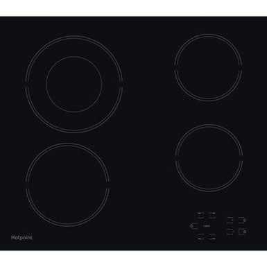 Hotpoint 60cm Ceramic Electric Hob - Black | HR612CH