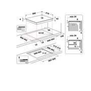 Hotpoint 60cm Ceramic Electric Hob - Black | HR612CH