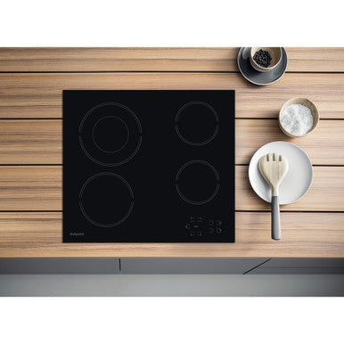 Hotpoint 60cm Ceramic Electric Hob - Black | HR612CH