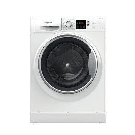 Hotpoint 7kg Anti-stain Washing Machine 1400rpm - White | NSWE 7469 WS UK
