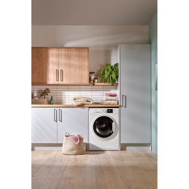 Hotpoint 8/6kg Anti-stain Washer Dryer 1400rpm - White | NDB 8635 W UK