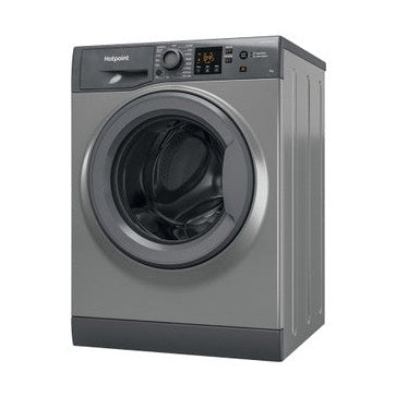Hotpoint 9kg Anti-stain Washing Machine 1400rpm - Graphite | HNR9W64GGIRE