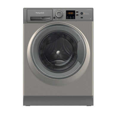 Hotpoint 9kg Anti-stain Washing Machine 1400rpm - Graphite | HNR9W64GGIRE