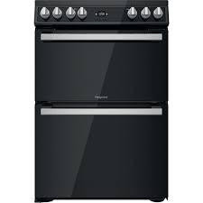 Hotpoint Electric Freestanding Double Cooker, 60cm | HDT67V9H2CB