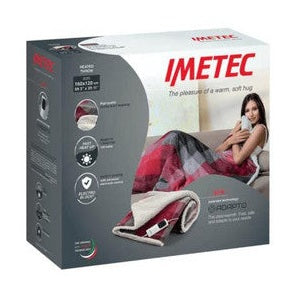 Imetec Deluxe Throw Tartan/White Sherpa | 16739