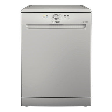 Indesit 60cm 14 Place White Freestanding Dishwasher - Silver | D2F HK26 S UK