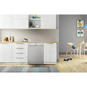 Indesit 60cm 14 Place White Freestanding Dishwasher - Silver | D2F HK26 S UK