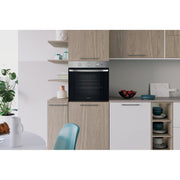 Indesit Built in Electric Oven - Inox | IO233XUK
