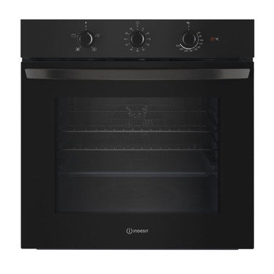 Indesit Click & Clean Single Oven - Black | IO233BUK