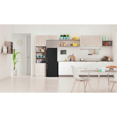 Indesit Low Frost 50/50 Fridge Freezer - Black | IB55 532 B UK