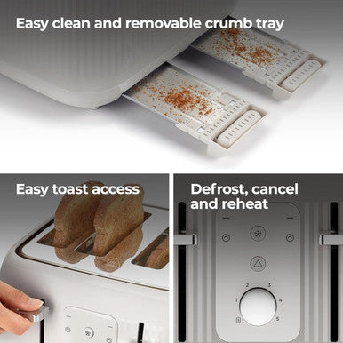 Kenwood Dawn 4 Slice Toaster - Cream | TFP09.000CR