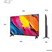 LG 50" LG QNED AI QNED70 4K Smart TV 2025 | 50QNED70A6A.AEK