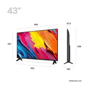 LG 50" UHD AI UA75 4K Smart TV 2025 | 50UA75006LA.AEK
