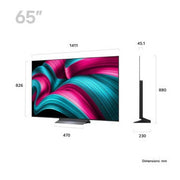 LG 65 inch LG OLED evo AI C5 4K Smart TV 2025 | OLED65C54LA.AEK