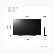 LG 83" Smart 4K Ultra HD HDR OLED TV | OLED83C34LA.AEK