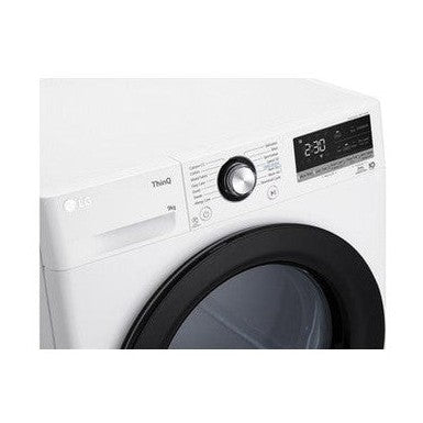 LG 9kg DUAL Inverter Heat Pump Tumble Dryer - White | FDV309WN.BBWQKGB