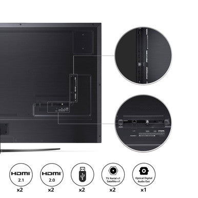 LG QNED8186 75" 4K Smart QNED TV | 75QNED816QA.AEK