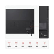 LG QNED82 50" 4K Smart TV - Black | 50QNED82A6B.AEK