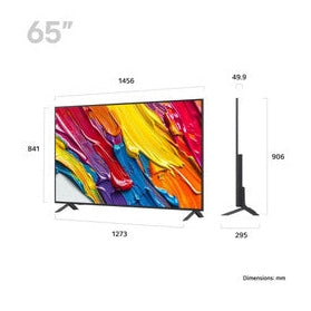 LG QNED82 65" 4K Smart TV - Black | 65QNED82A6B.AEK