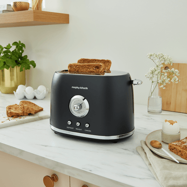 Morphy Richards Colour Boutique 2-Slice Toaster - Black | 980603