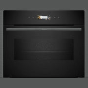 Neff N 70 Built-in compact oven with microwave function 60 x 45 cm - Graphite-Grey | C24MR21G0B