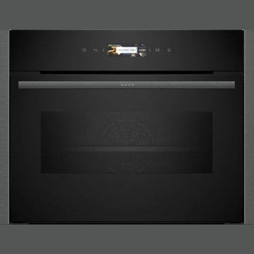 Neff N 70 Built-in compact oven with microwave function 60 x 45 cm - Graphite-Grey | C24MR21G0B