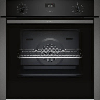 Neff N50 Slide and Hide Built in Single Oven - Graphite-Grey | B3ACE4AG3B
