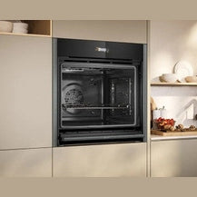 Neff N70 Slide and Hide Built-In Electric Single Oven - Graphite Grey | B54CR71G0B