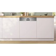 Neff S145HTS01G N 50 Semi-Integrated Dishwasher 60cm - Brushed Steel| 39283