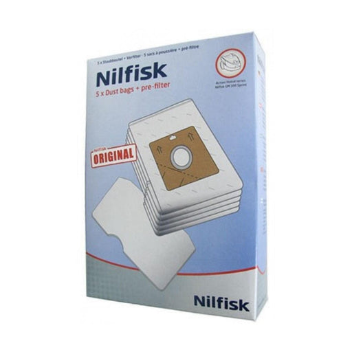 Nilfisk 050002 Fleece Vacuum Bags for Action & Bravo Models