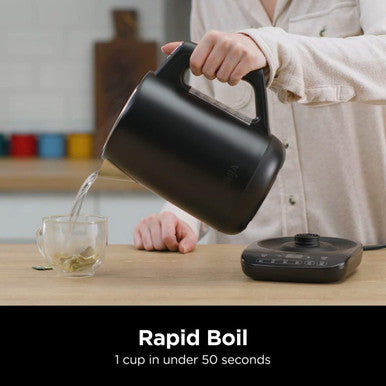 Ninja Black Perfect Temperature Kettle, Rapid Boil | KT200UK