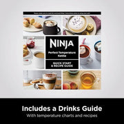 Ninja Black Perfect Temperature Kettle, Rapid Boil | KT200UK