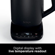 Ninja Black Perfect Temperature Kettle, Rapid Boil | KT200UK