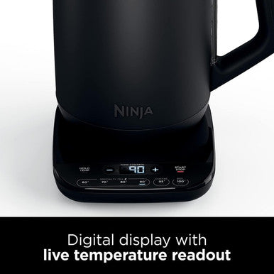 Ninja Black Perfect Temperature Kettle, Rapid Boil | KT200UK