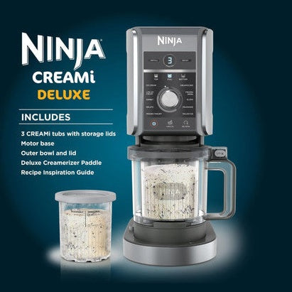 Ninja CREAMi Deluxe 10-in-1 Ice Cream and Frozen Drink Maker | NC501UK
