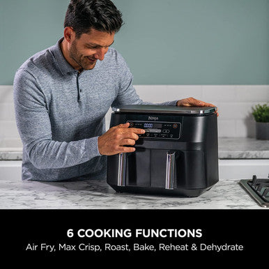 Ninja Foodi 7.6L Dual Zone Air Fryer | AF300UK